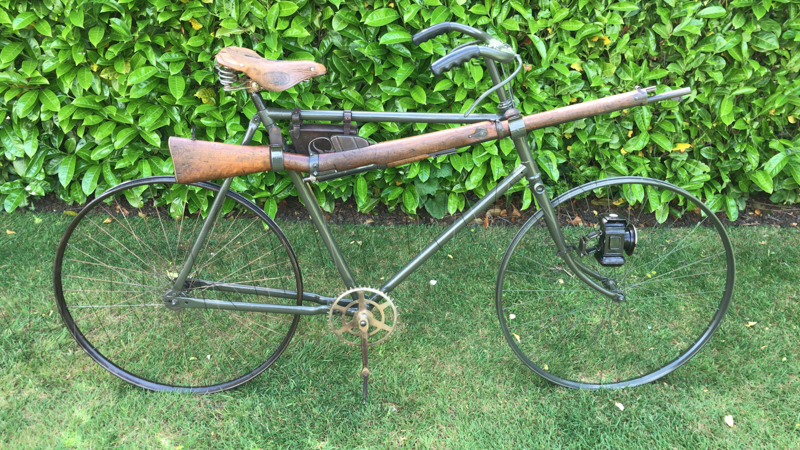 The refurbishment of a vintage Raleigh Military Bicycle with trooper's ...